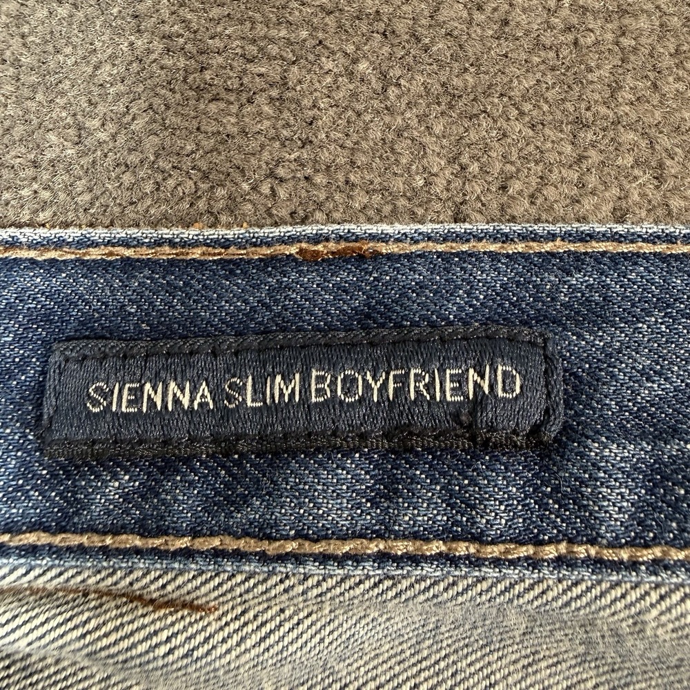 Lucky Brand Sienna Slim Boyfriend Jeans Women's 4/27 Med Wash Denim Distressed - Picture 8 of 16